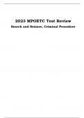 2023 MPOETC Final Exam | Certification Exam | ACT 120 Verified Q&A