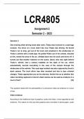 LCR4805 Assignment 2 Semester 2 - 2023