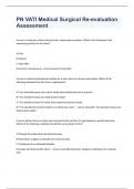 PN VATI Medical Surgical Re-evaluation Assessment  exam   2023 with 100% correct answers