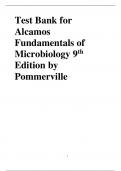 Test Bank for Alcamos Fundamentals of Microbiology 9th Edition by Pommerville