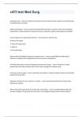 VATI test Med Surg exam 2023 with 100&percnt; correct answers