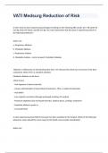 VATI Medsurg Reduction of Risk exam 2023 with 100&percnt; correct answers