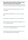 68W COMBAT MEDIC FIELDCRAFT MODULES I-III Exam Questions and Answers &lpar;Latest Update 2023&rpar;&period;docx"