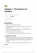 Chapter 1 Nutrition