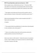  DOT Exam Questions and &lpar;correct&rpar;Answers 2023&period;docx