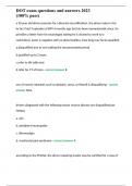  DOT exam questions and answers 2023&period;docx