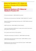 Maternal Newborn ATI&comma; Maternal Newborn Proctor ATI 9 VERSIONS  GRADED A FHR can be heard by Doppler at&colon; - CORRECT ANSWER 10-12 weeks GA When should you startmeasuring a woman'sfundal height&quest; - CORRECT ANSWER After > 12 weeks GA Between 18 and 30 wee