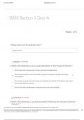 D265 Section 3 Quiz A Questions and Answers &lpar;100&percnt; Correct Answers&rpar;