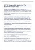 IFSTA Chapter 24&colon; Analyzing The Incident Correct 100&percnt;