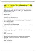 AZ-900 Practice Test 1 Questions 1 &ndash; 55 and answers