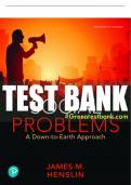 Test Bank For Social Problems: A Down-to-Earth Approach 13th Edition All Chapters - 9780135164709