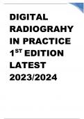 DIGITAL RADIOGRAHY IN PRACTICE 1ST EDITION LATEST 2023&sol;2024