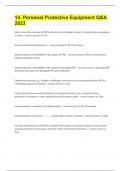 14&period; Personal Protective Equipment Q&A 2023