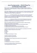 Java Fundamentals - 1Z0-811Prep For Certification Exam 2023