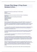 Private Pilot Stage 3 Prep Exam Quizzes & Ans&hellip;