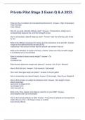 Private Pilot Stage 3 Exam Q & A 2023&period;