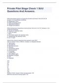 Private Pilot Stage Check 1 SUU Questions And Answers&period;