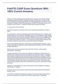 FedVTE CASP Exam Questions With 100&percnt; Correct Answers&period;