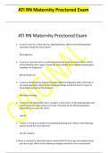 ATI RN Maternity Proctored Exam