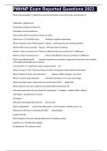  PMHNP Exam Reported Questions 2023&period;docx