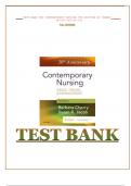 Test Bank for Contemporary Nursing, 8th Edition by Cherry.