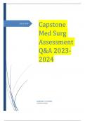 Capstone Med Surg Assessment