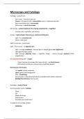 Lecture notes - Cell And Molecular Biology (Microscopy/cytology)