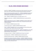 OLOL EKG EXAM 2023&sol;2024