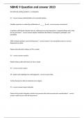 NBME 9 Question and answer 2023&period;docx 