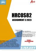 HRCOS82 Assignment 3 Semester 2 2023