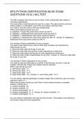 MTA Python Certification 98-381 Exam Questions V9.02 | Killtest