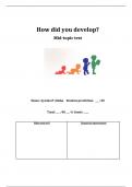 GCSE Psychology Development Exam Q + A