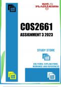 COS2661 Assignment 3 2023 (ANSWERS)