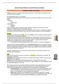 Complete samenvatting inleiding en geschiedenis van de psychologie (10 gehaald)