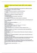 SkillsUSA Quiz-bowl Study Guide (2023) with complete solution