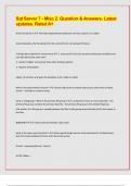 Sql Server 7 - Misc 2&period; Question & Answers&period; Latest updates&period; Rated A&plus;