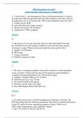 HESI Respiratory Test 2023 Actual Questions and Answers, Complete 100%