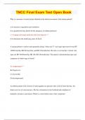 TNCC Final Exam Test Open Book 2023 &vert; 100&percnt; Correct Answers &vert; Updated & Verified &vert; 20 Pages
