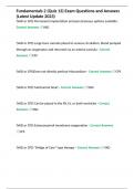 Fundamentals 2 &lpar;Quiz 13&rpar; Exam Questions and Answers &lpar;Latest Update 2023&rpar;