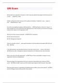 GRI Exam &vert; QUESTIONS WITH 100 &percnt; CORRECT ANSWERS &quest; VERIFIED