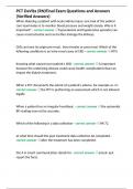 PCT DaVita &lpar;RN&rpar;Final Exam Questions and Answers &lpar;Verified Answers&rpar; Latest 2023&period;docx