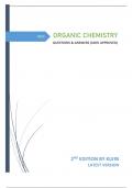 ORGANIC CHEMISTRY 2ND EDITION BY KLEIN EXAM | QUESTIONS & ANSWERS (RATED A+) |(100% APPROVED) LATEST VERSION 2023