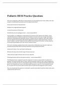 Pediatric HESI Practice Questions/Pediatric HESI Practice Questions