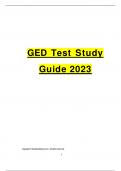 GED Test Study Guide 2023