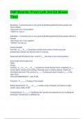 FNP Boards: From Leik 3rd Ed (Exam Tips)2o23 full solution