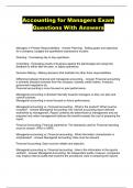 Managerial Accounting Bundled Exams