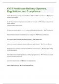 C425 Healthcare Delivery Systems&comma; Regulations&comma; and Compliance &vert; 70  Questions and Answers&lpar;A&plus; Solution guide&rpar;