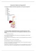 Anatomie en fysiologie spijsverteringsstelsel 