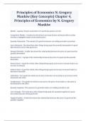 Principles of Economics N. Gregory Mankiw (Key Concepts) Chapter 4, Principles of Economics by N. Gregory Mankiw