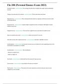 Fin 200 &lpar;Personal finance Exam 2023&rpar;&period;docx"